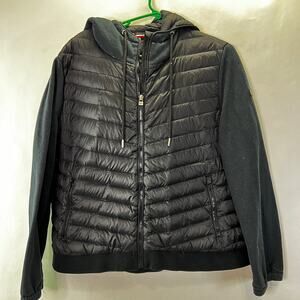 Tommy Hilfiger Puffer Down Hoodie Zipup Jacket Size XL